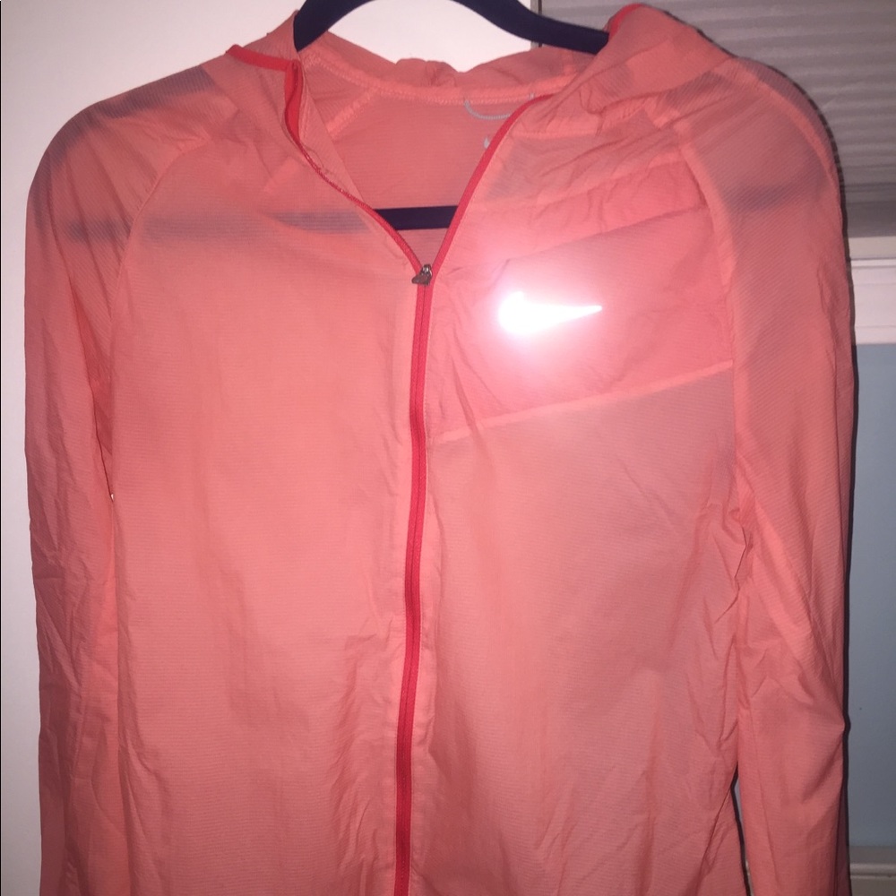 Nike transparent running jacket